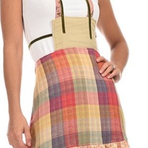 Ian Mosh Layered skirt with bib